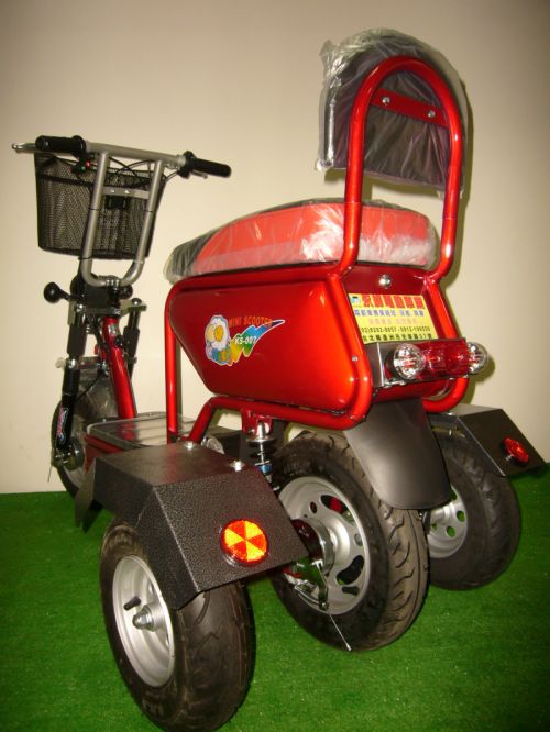 巨鳴電動三輪車KS-008 (有避震輔助輪)