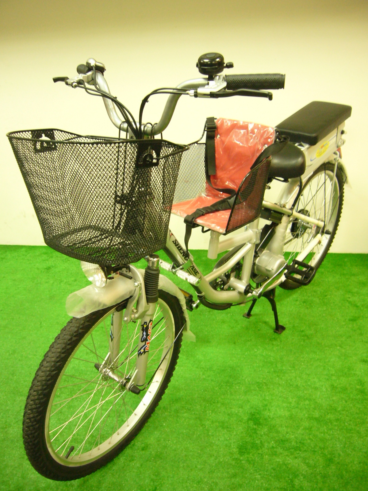 勝一前親子座椅電動輔助自行車EV-24S1