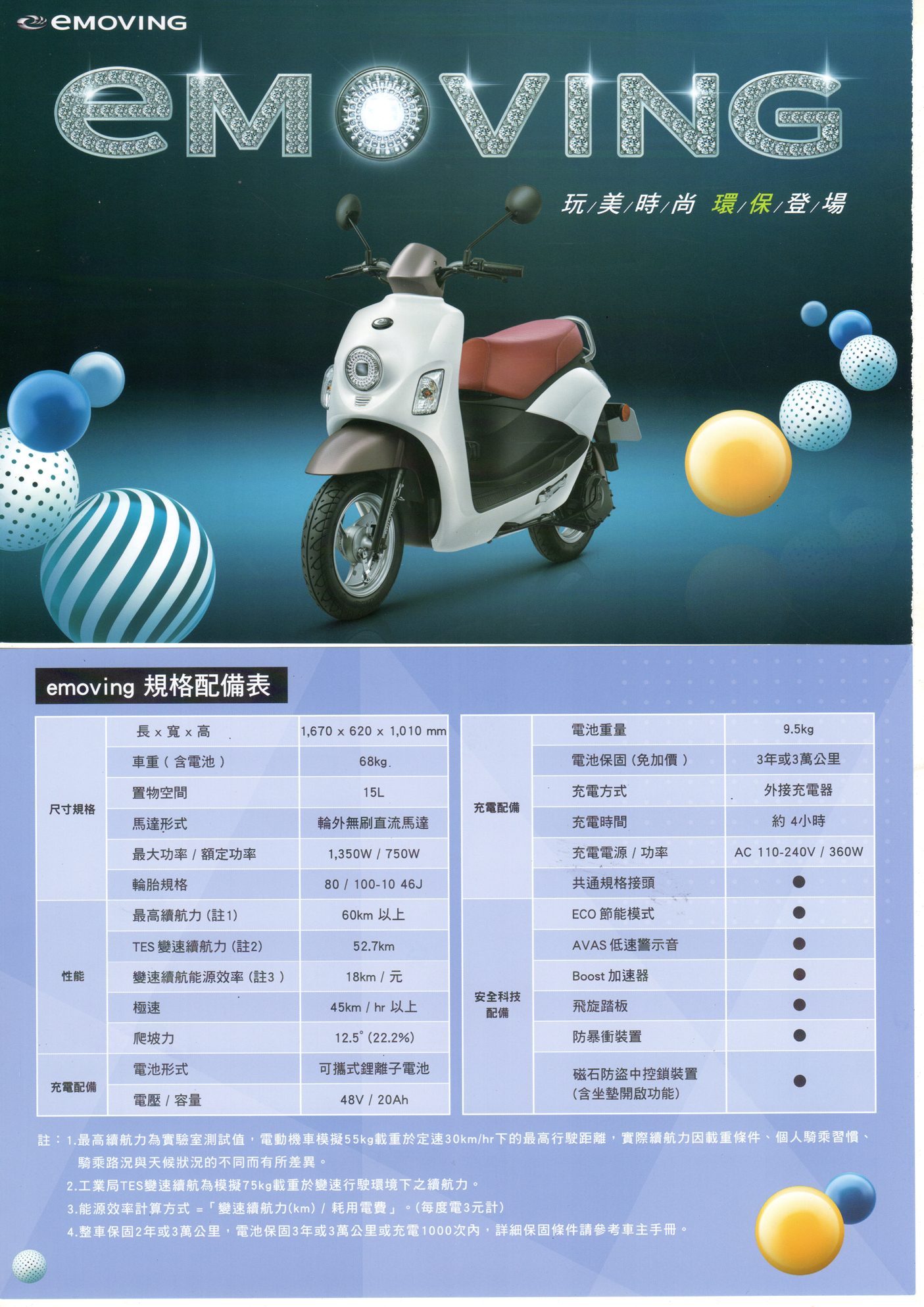 中華e-moving輕型電動機車EM-50E3