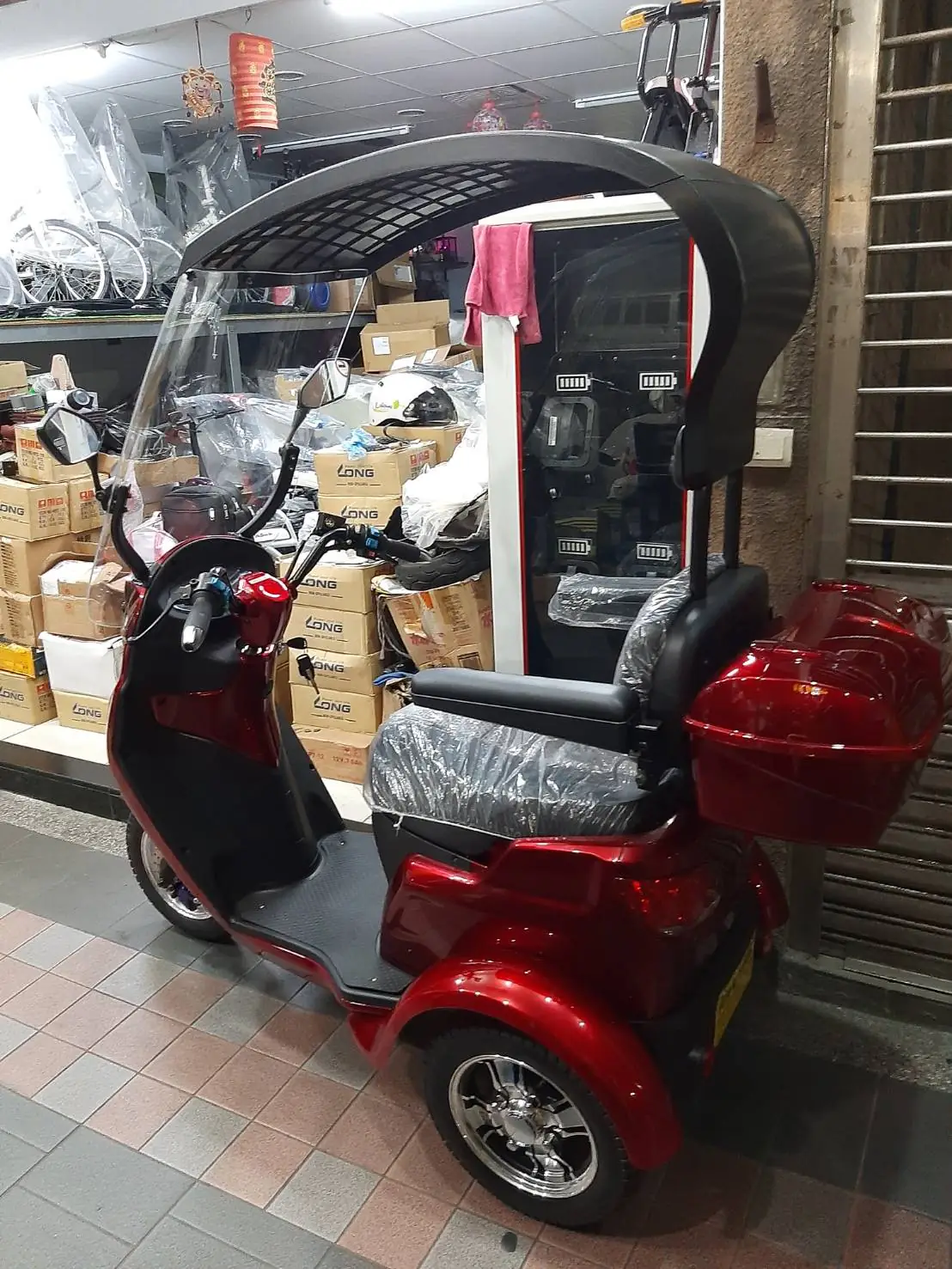 尚紳頂棚電動三輪車TS-301 - 台北尚紳電動機車.電動自行車