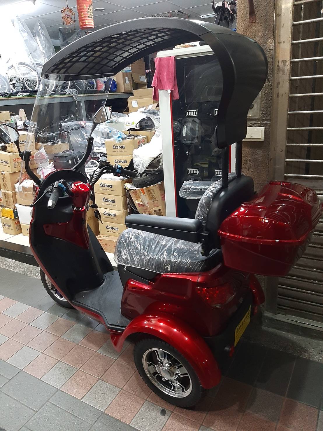 尚紳頂棚電動三輪車TS-301